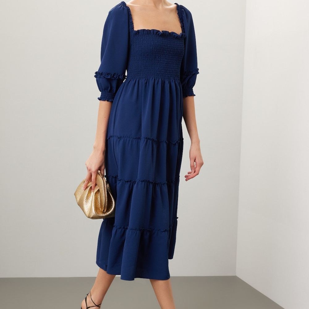 Hill House Nesli Nap Dress Navy